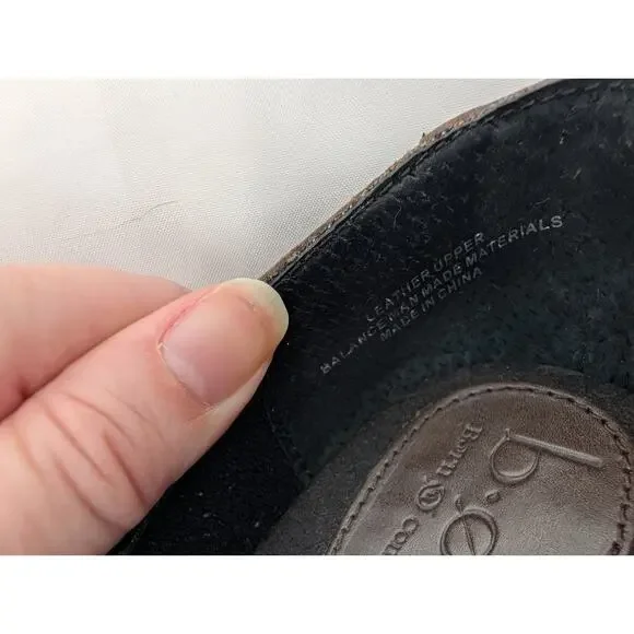 Born BOC Concept High Heel Loafers Tassel Brown Chunky Classic Career Office 7 - Picture 3 of 8